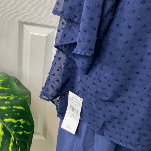 Studio One - Sandra Darren 75827 - Open Front Jacket Sheath Dress  Size S - Picture 8 of 15